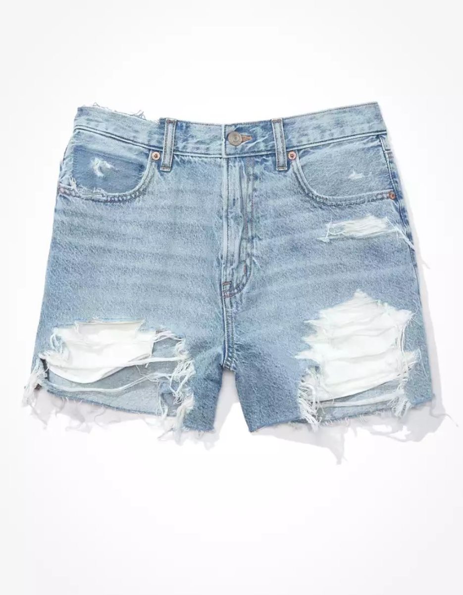 Shorts American Eagle AE Dreamy Drape Denim Highest Taille '90s Boyfriend Lavage Clair Femme | OKH-42077372